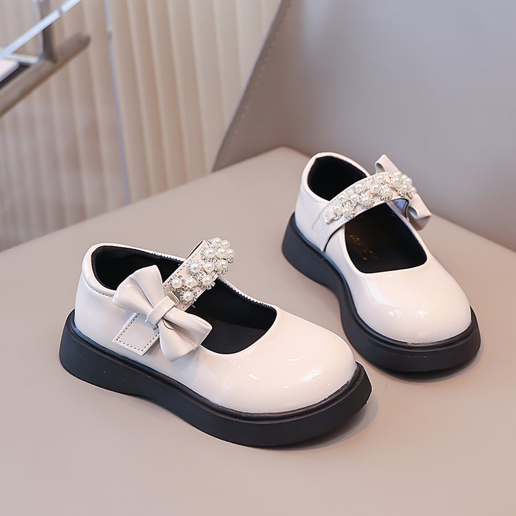 Lightweight New Design Children's Girls' Leather Shoes Summer Thins Dressy Sparkle Princess Shoes photo 2