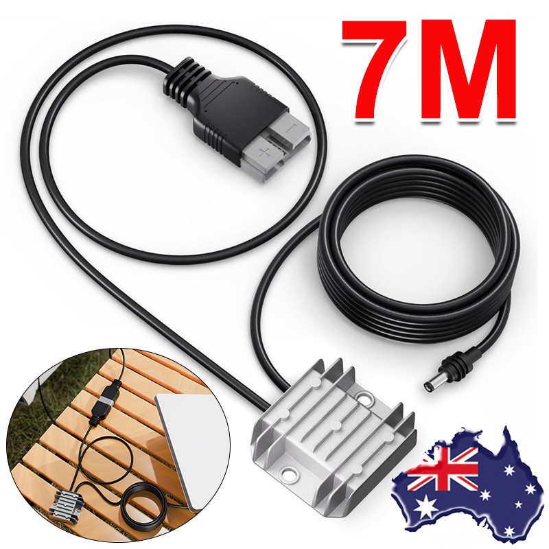 Starlink Mini 7M Cable 50A Anderson Plug With 12V-30V Step Up Converter 3.5A photo 1