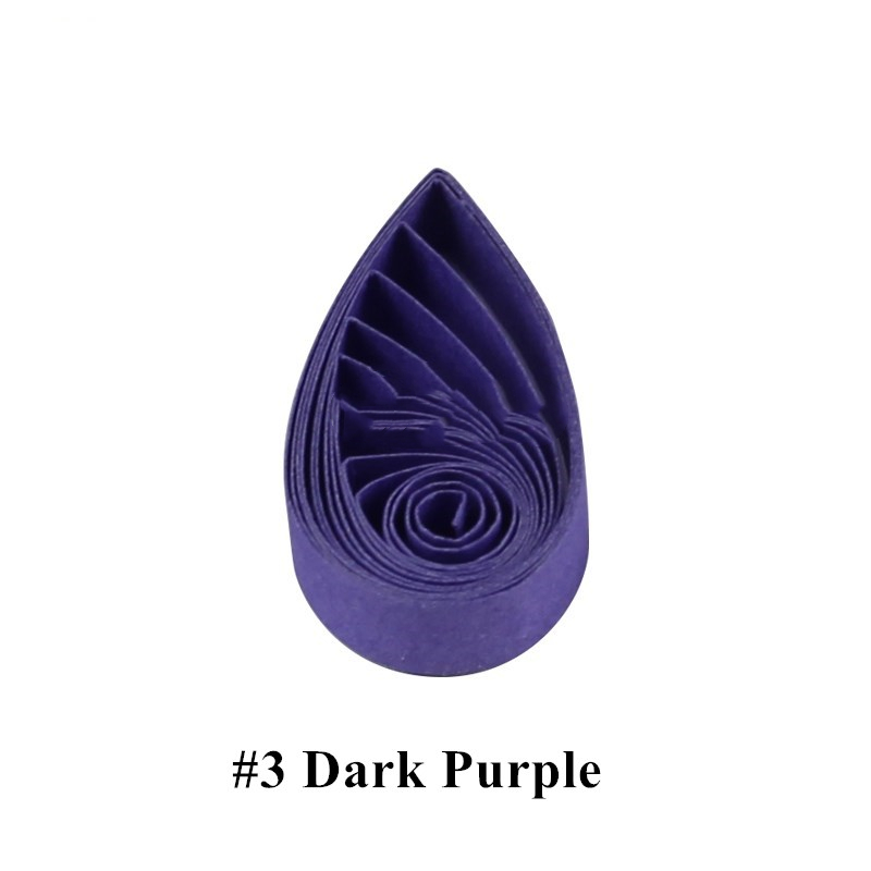 Quilled Paper Monochrome Rolled  Origami Strip Art Pure Color photo 5