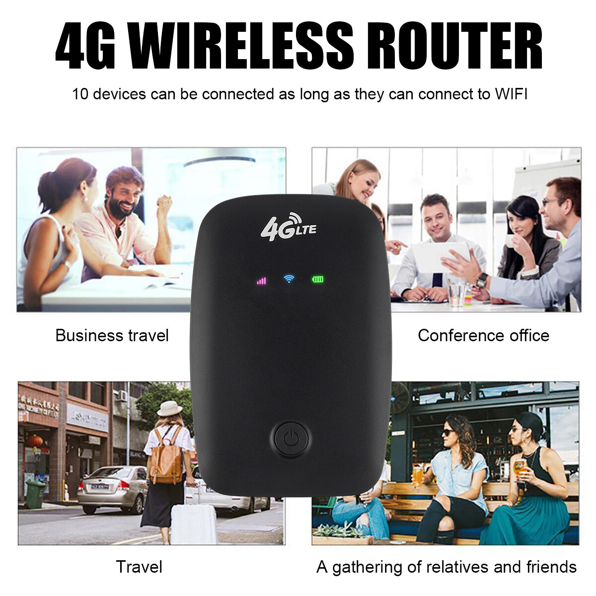 Wireless Wifi 4G LTE Routers Unlocked Mobile Broadband Portable Modem Hotspot photo 4