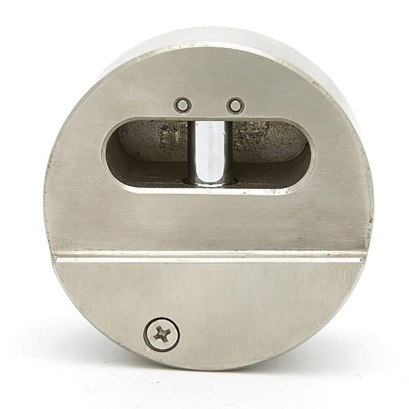 73mm Heavy Duty Puck Lock Hardened Stainless Steel Hidden Shackle Padlock For Trailer Truck Garage photo 2