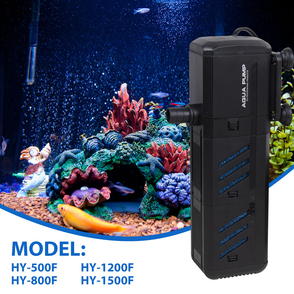4 In 1 Aquarium Fish Tank Filter Water Internal Purifier Filter Oxygen Wave photo 1