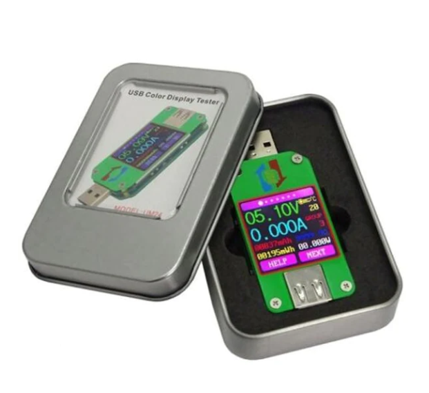 USB 2.0 Color Screen Tester Voltage Ammeter Thermometer UM24C With Bluetooth Communication Board photo 5