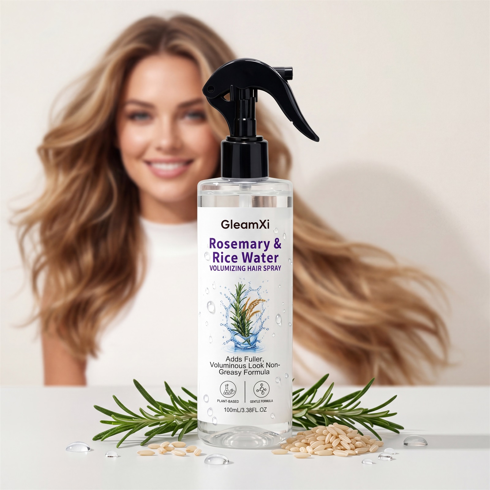 Rosemary Rice Water Hair Spray 1 0 0ml-box photo 3