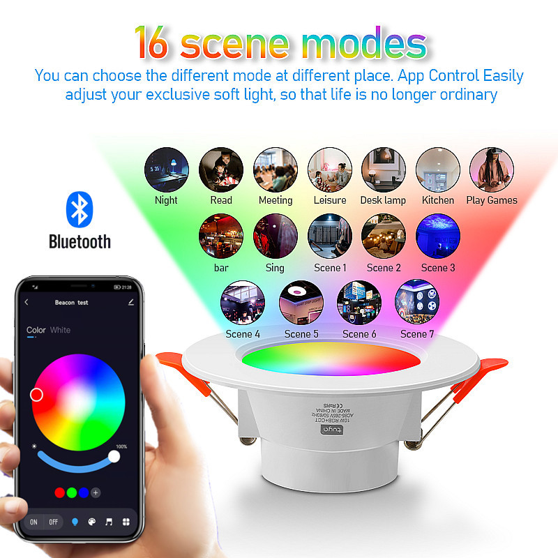 LED Bulb White Light PC Shell Energy Saving Lamp 85-265V Long Lifespan photo 2