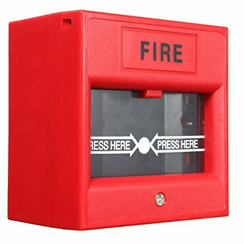 Wired Security Button Hand Breaking Glass Emergency Fire Alarm photo 6