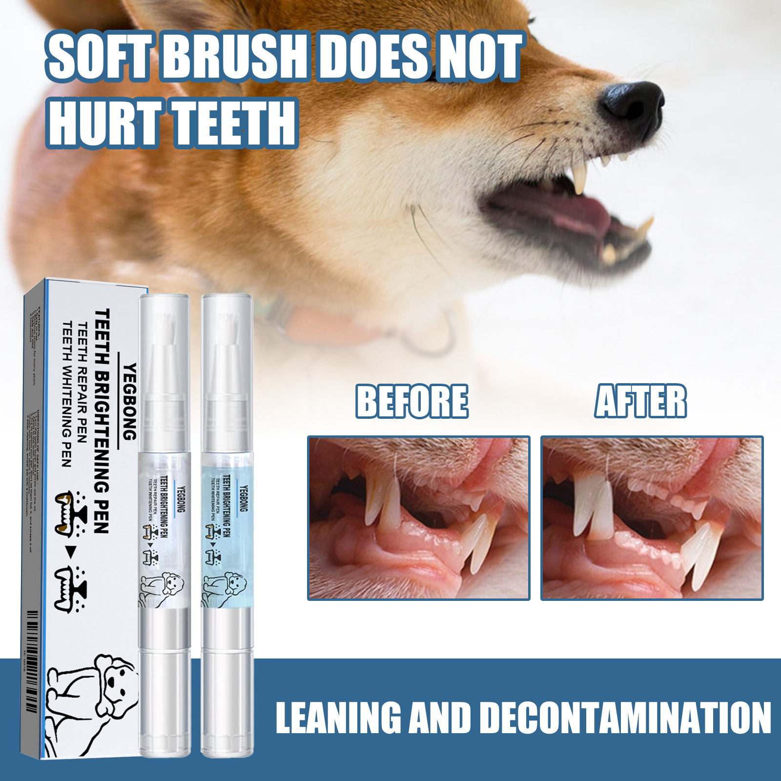 Pet Toothbrush 2pcs 1box photo 7