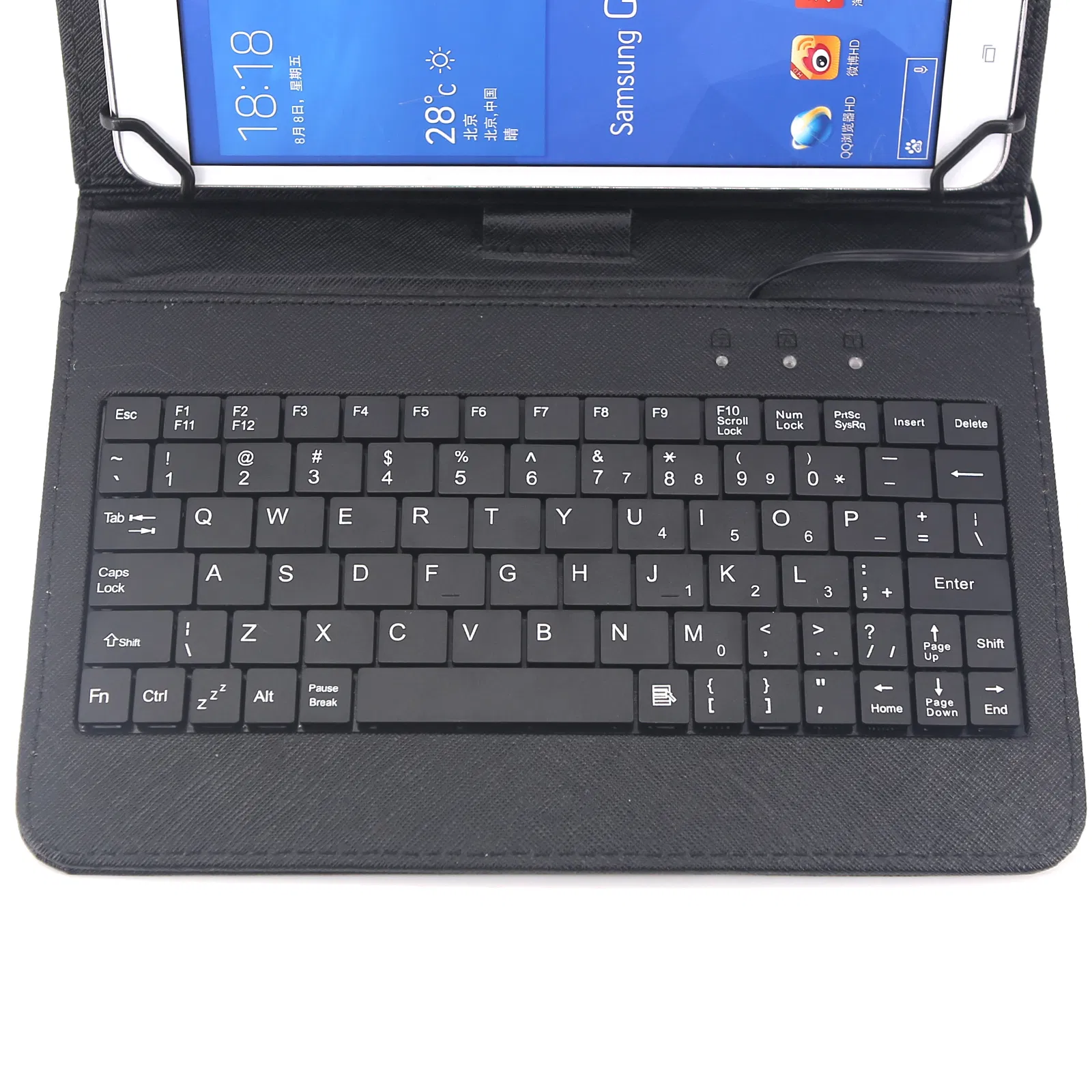 7inch universal Tablet Leather Stand Case With Type C Wired Keyboard(tk/temu self-pickup orders) photo 4