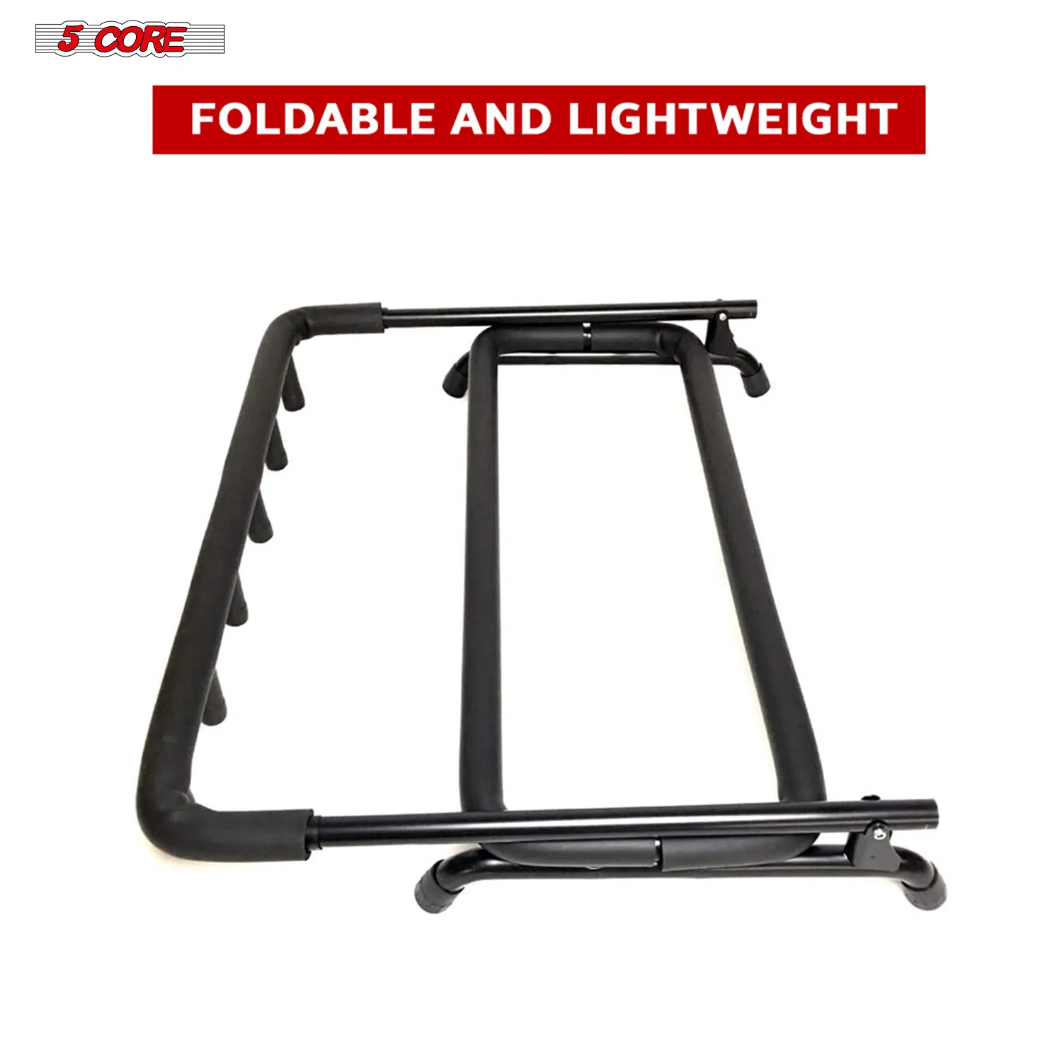 5 Core Guitar Rack 3 Slot Multi Guitar Stand Triple Display Floor Stand Safe Storage Foldable Portable for Electric Acoustic Flying V Guitars photo 4