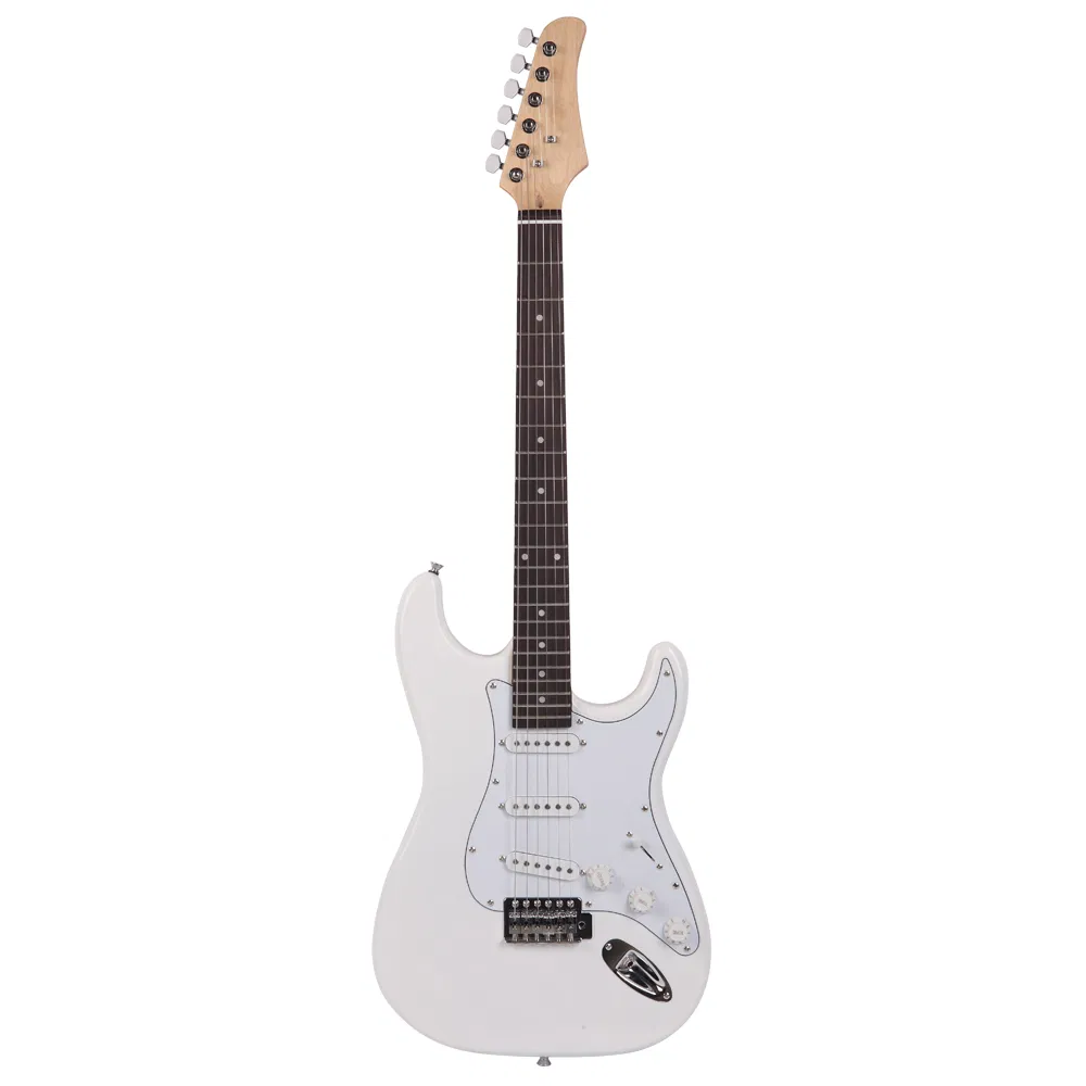 Rosewood Fingerboard Electric Guitar White photo 1