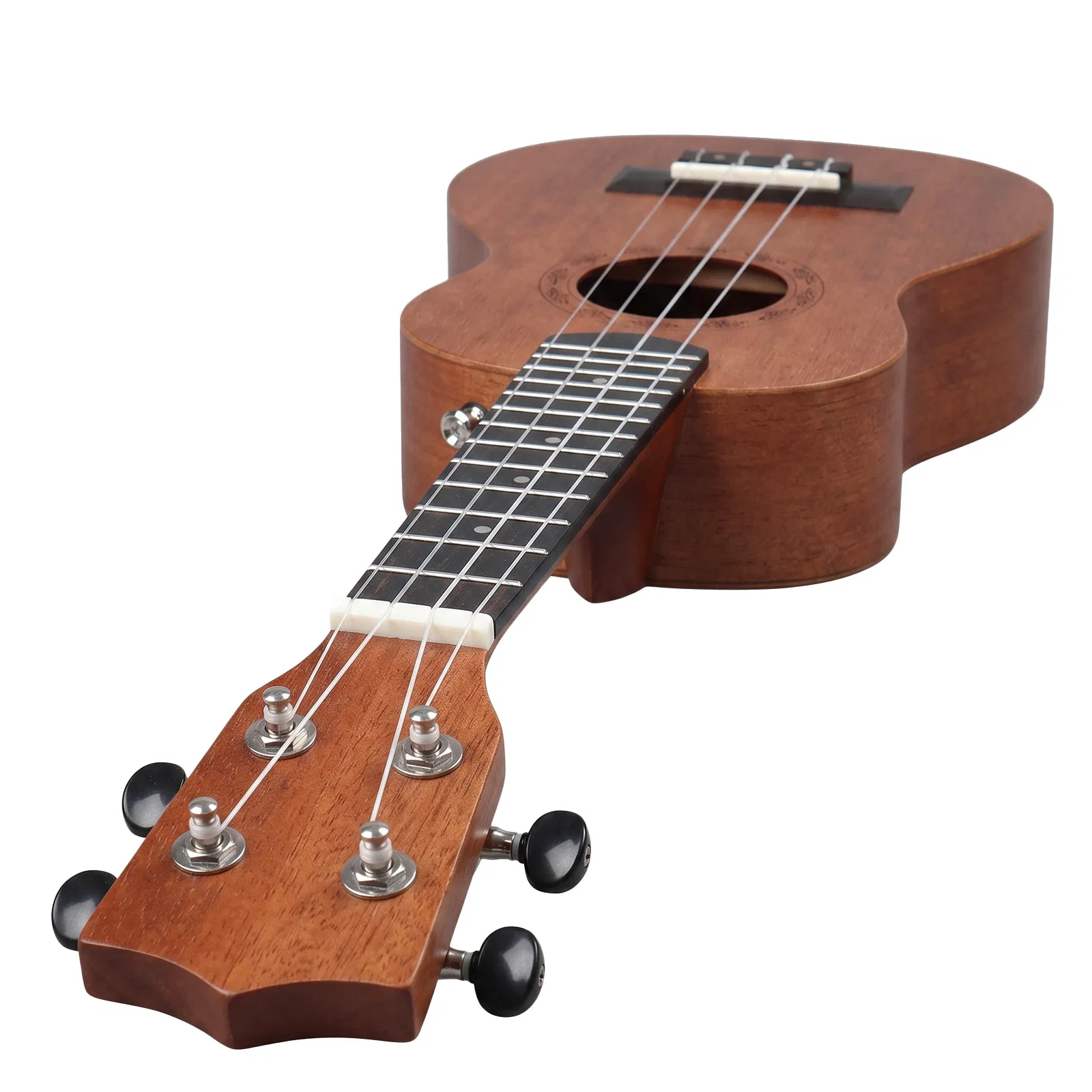 21in mahogany body rosewood fingerboard ukulele, cotton bag, capo, strap, picks*2, tunerStringsDust cloth photo 6