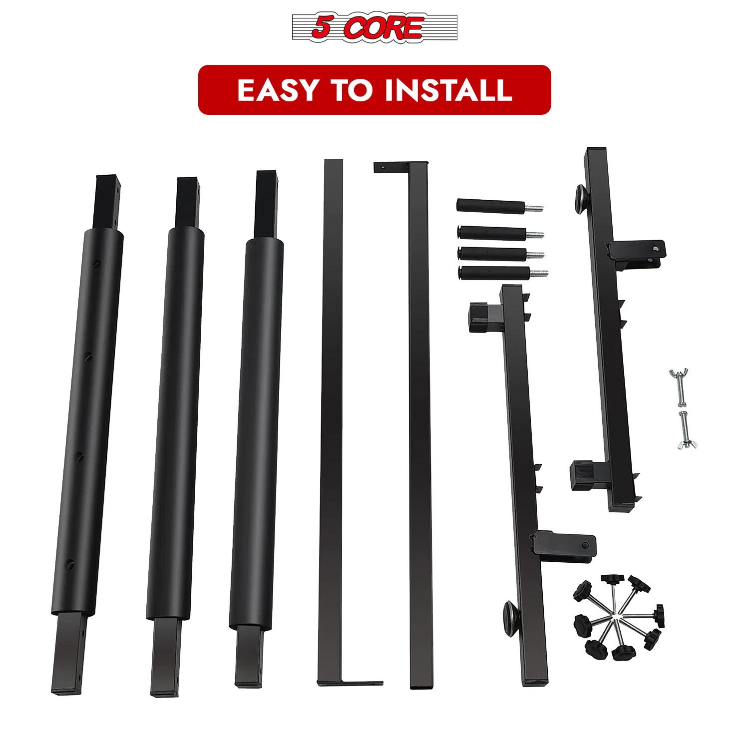 5 Core Guitar Rack 3 Slot Multi Guitar Stand Triple Display Floor Stand Safe Storage Foldable Portable for Electric Acoustic Flying V Guitars photo 5