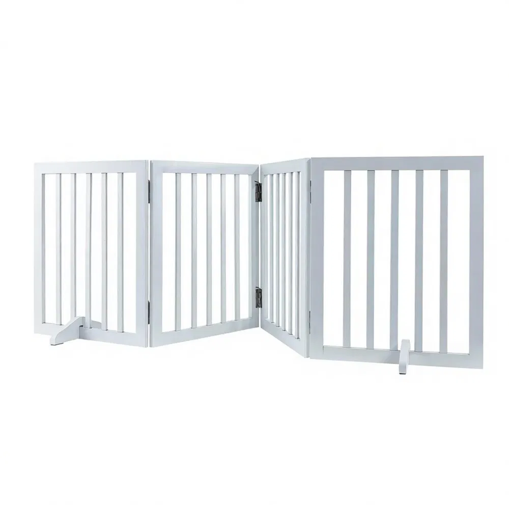 Modern Pet Barrier with Freestanding 80.3 Inches for Indoor photo 3