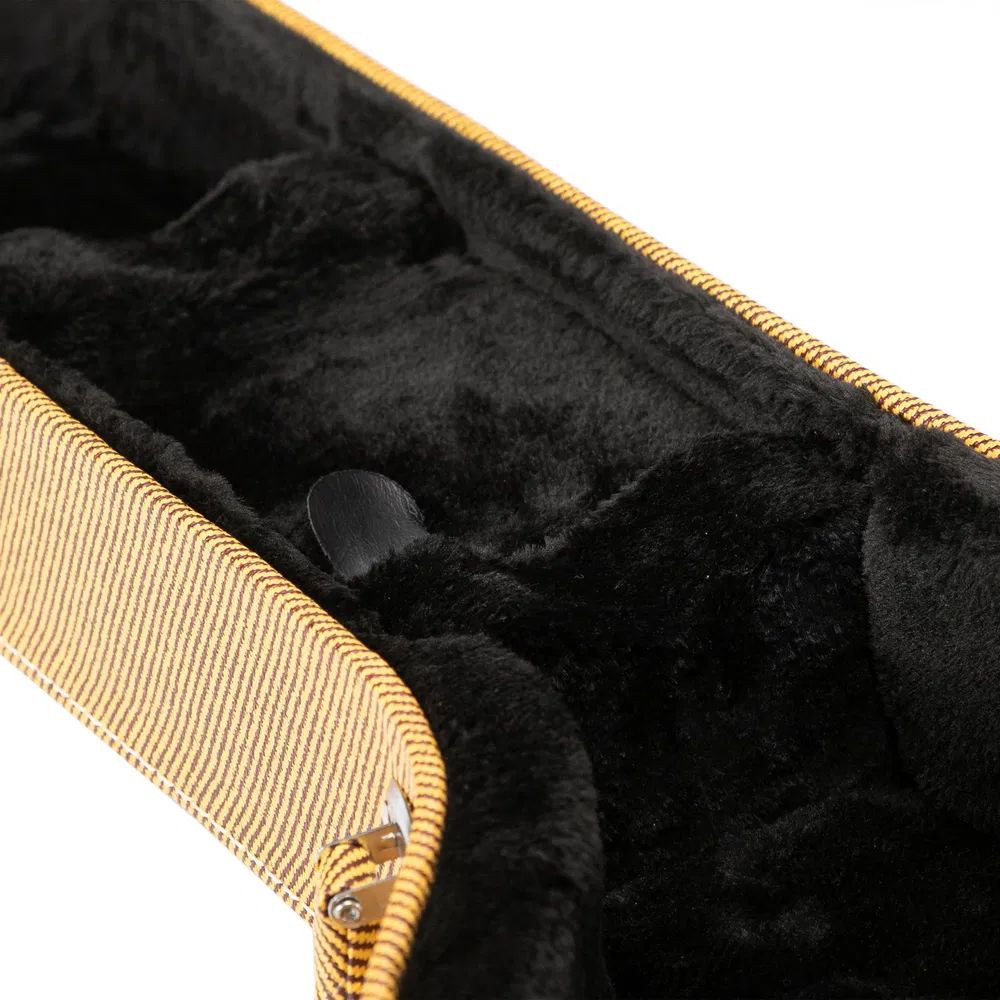 [Replace 27413300] Hard-Shell Electric Guitar Case for GLP Style Electric Guitar Bulge Surface Yellow photo 7