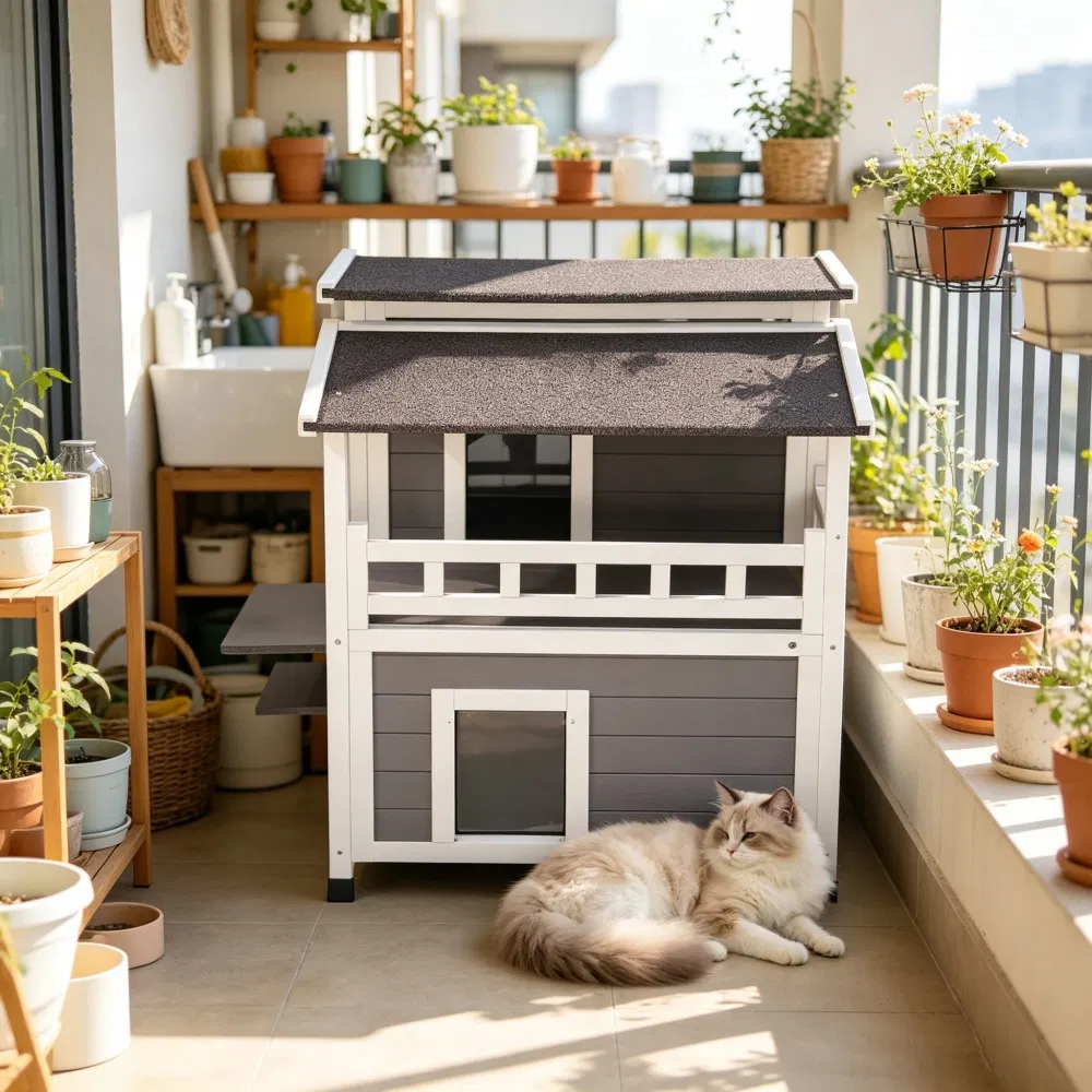 Heated Cat House for Outdoor photo 7