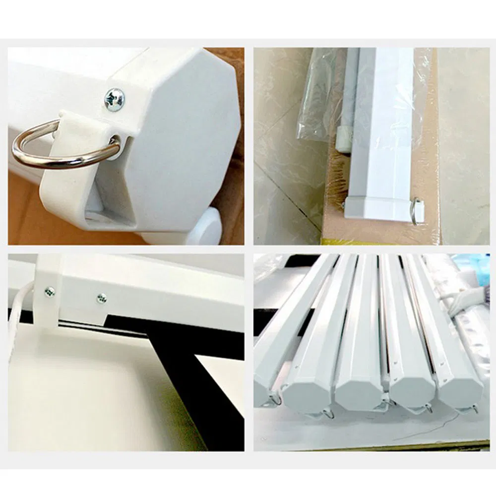 100 INCH 4:3 Manual Projector Screen Matte White photo 2