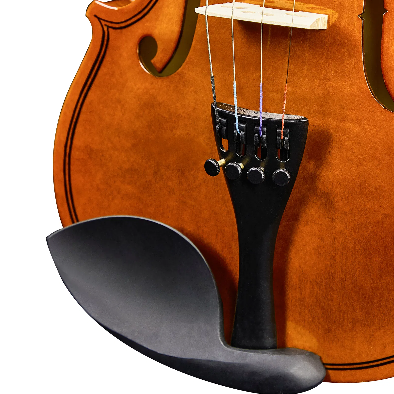 Brand new 1/2 acoustic violin with Hard Case,Violin Bow,Shoulder Rest,Rosin,Extra Strings and Sourdine photo 3