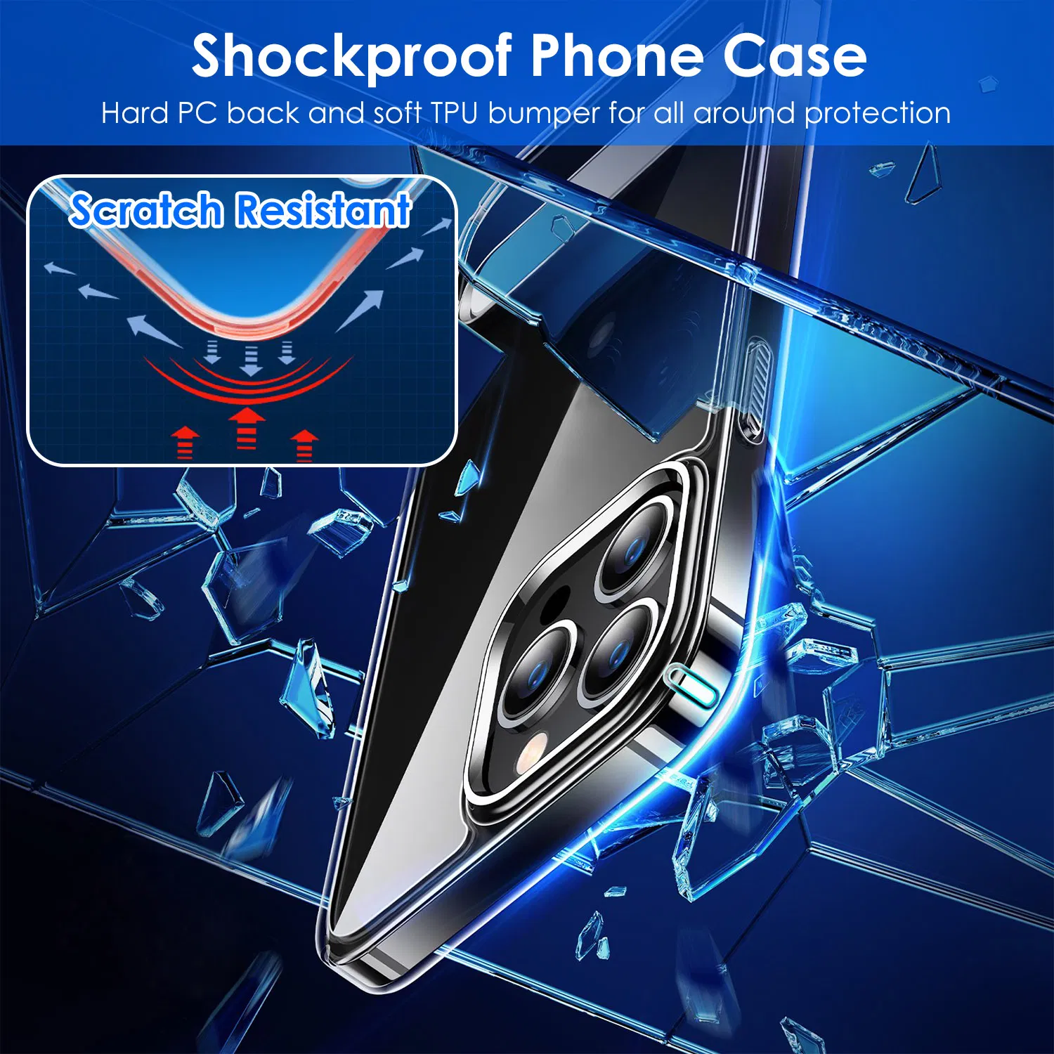Magnetic Metal Kickstand Clear Case Shockproof Anti Yellowing Phone Cover Compatible with Magsafe Fit for IOS Phone photo 3
