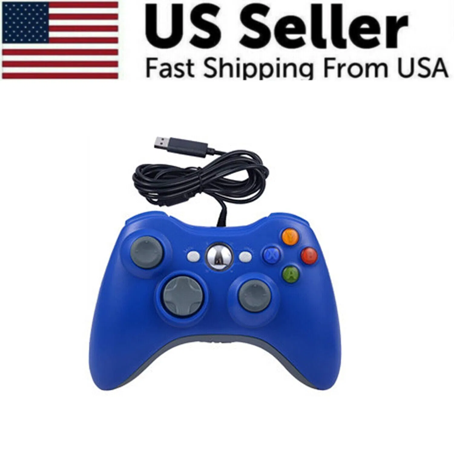 Wired Controller USB For PC Compatible With Xbox 360 / Windows 7 8 10 11 Gamepad photo 6