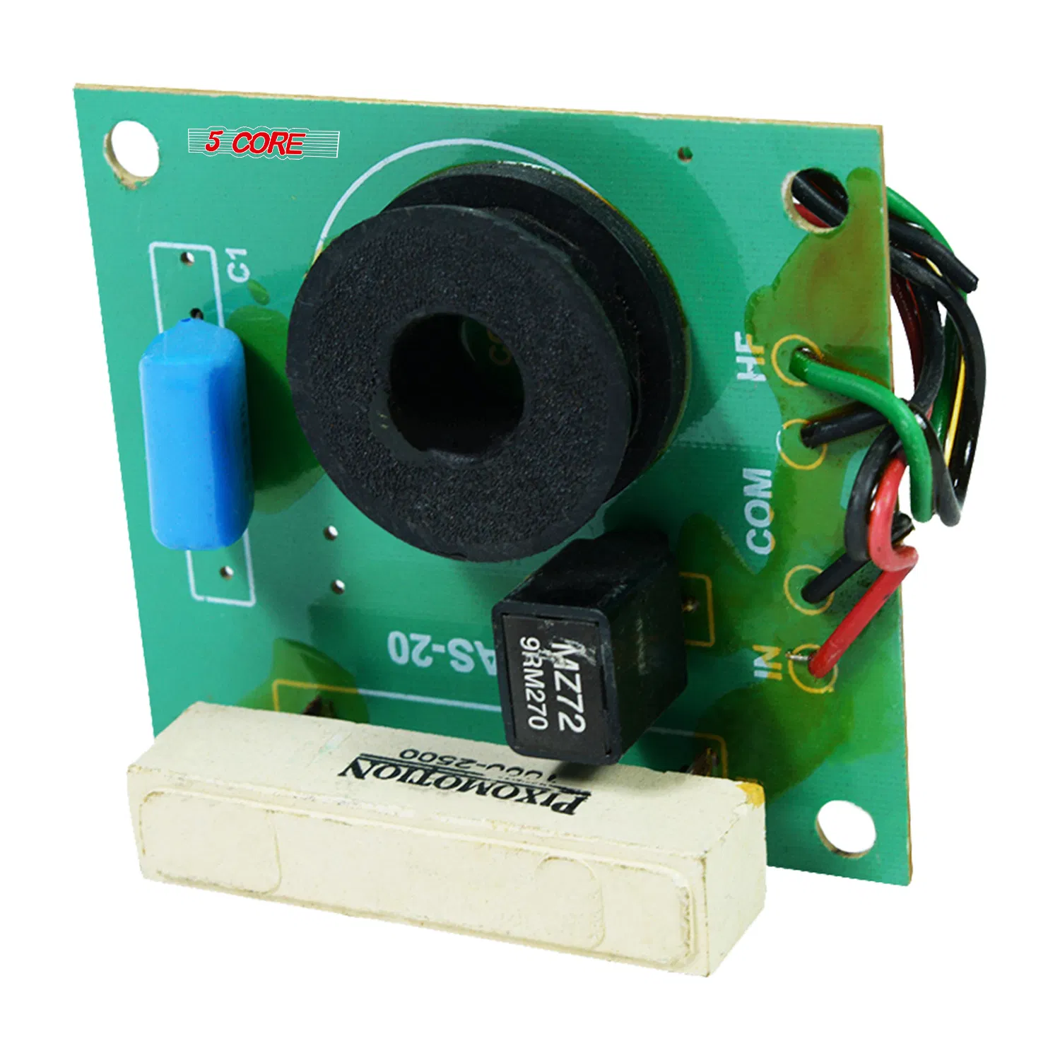 5 Core Professional Passive Crossover Network High Power & Low Resistance Air Core Coils Premium Quality Metalised Polyester Capacitor PTC for HF Protection photo 1