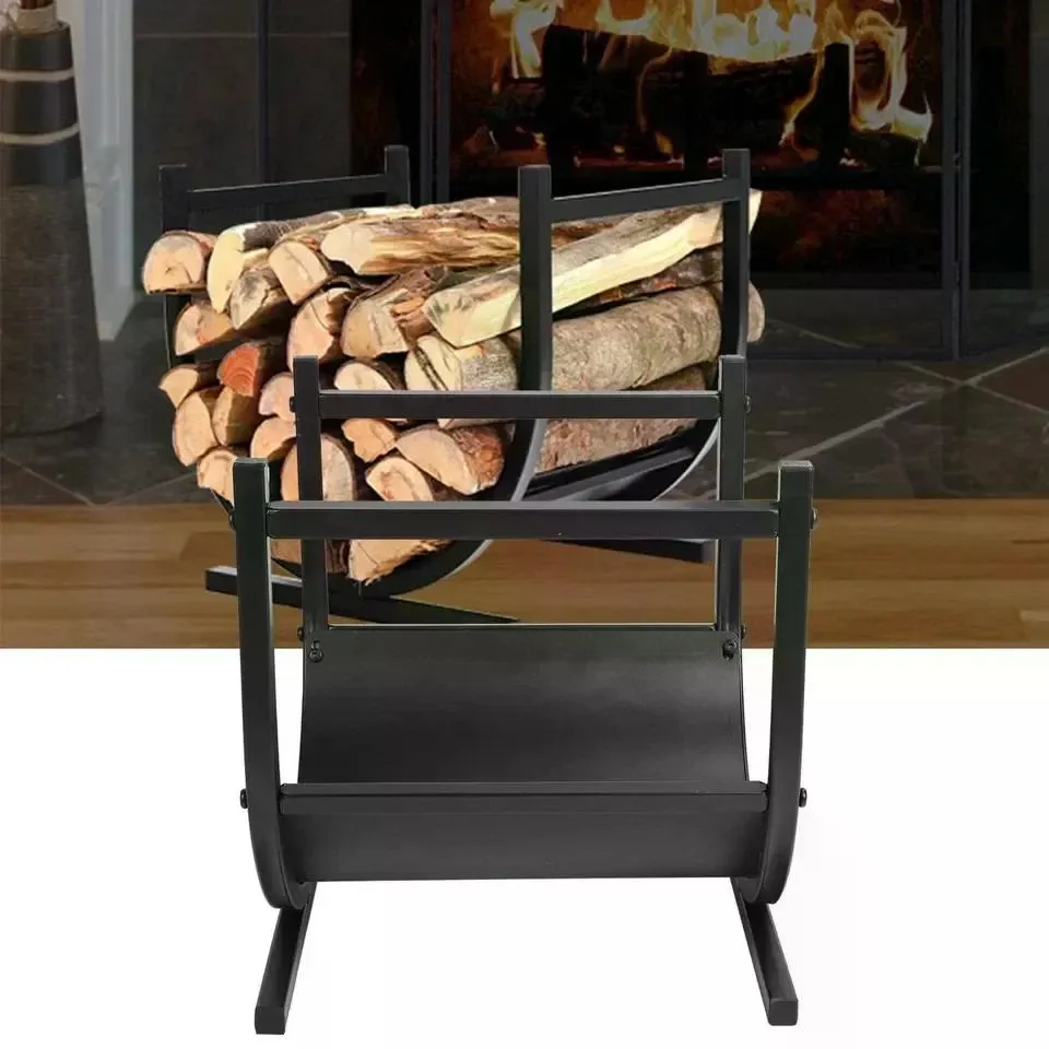 Large Capacity Firewood Rack Wood Stacking Storage Rack High Durability for Indoor or Outdoor Use of Firewood Racks photo 7