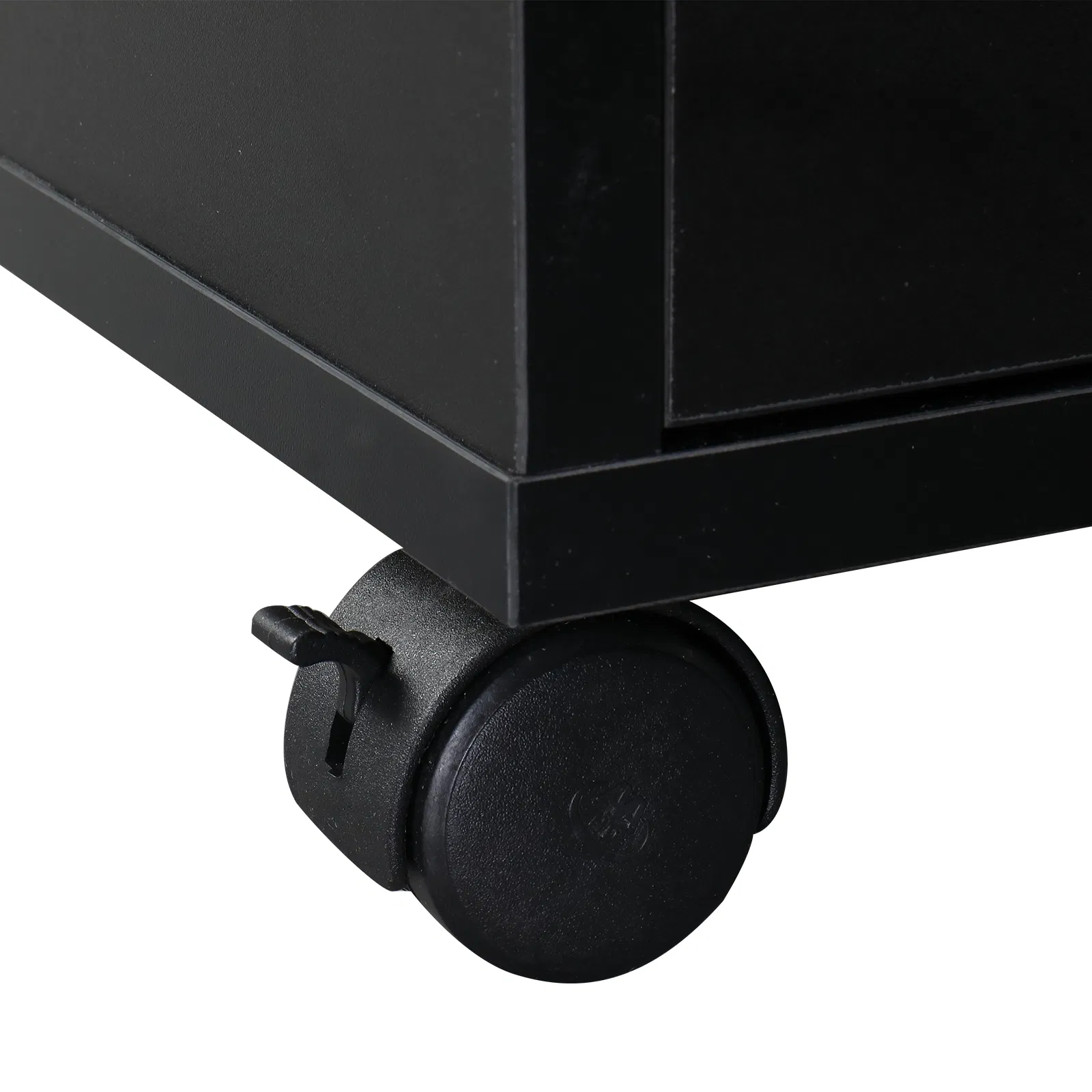 MDF Double Cabinet 3 Drawers 1 Door With Fan Manicure Table Black photo 7