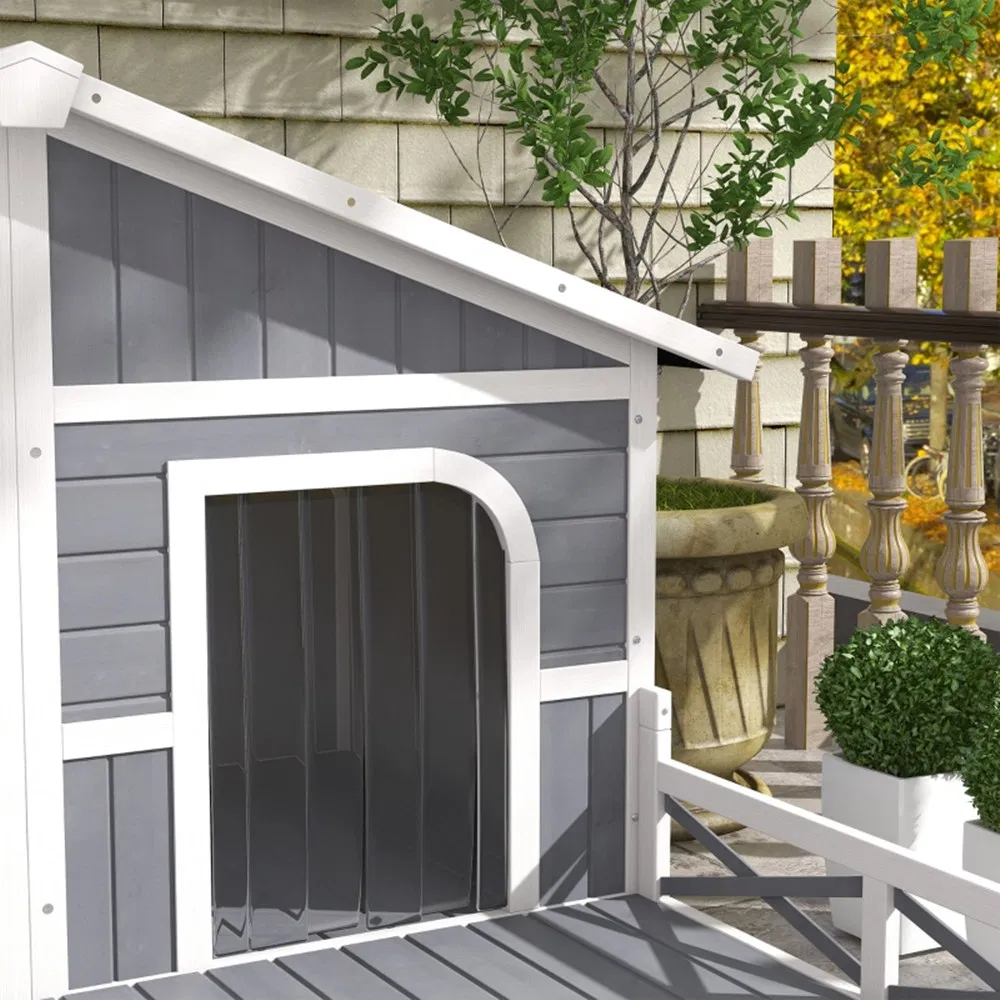 Dog House- Gray, White ( Amazon Shipping)(Prohibited by WalMart) photo 7