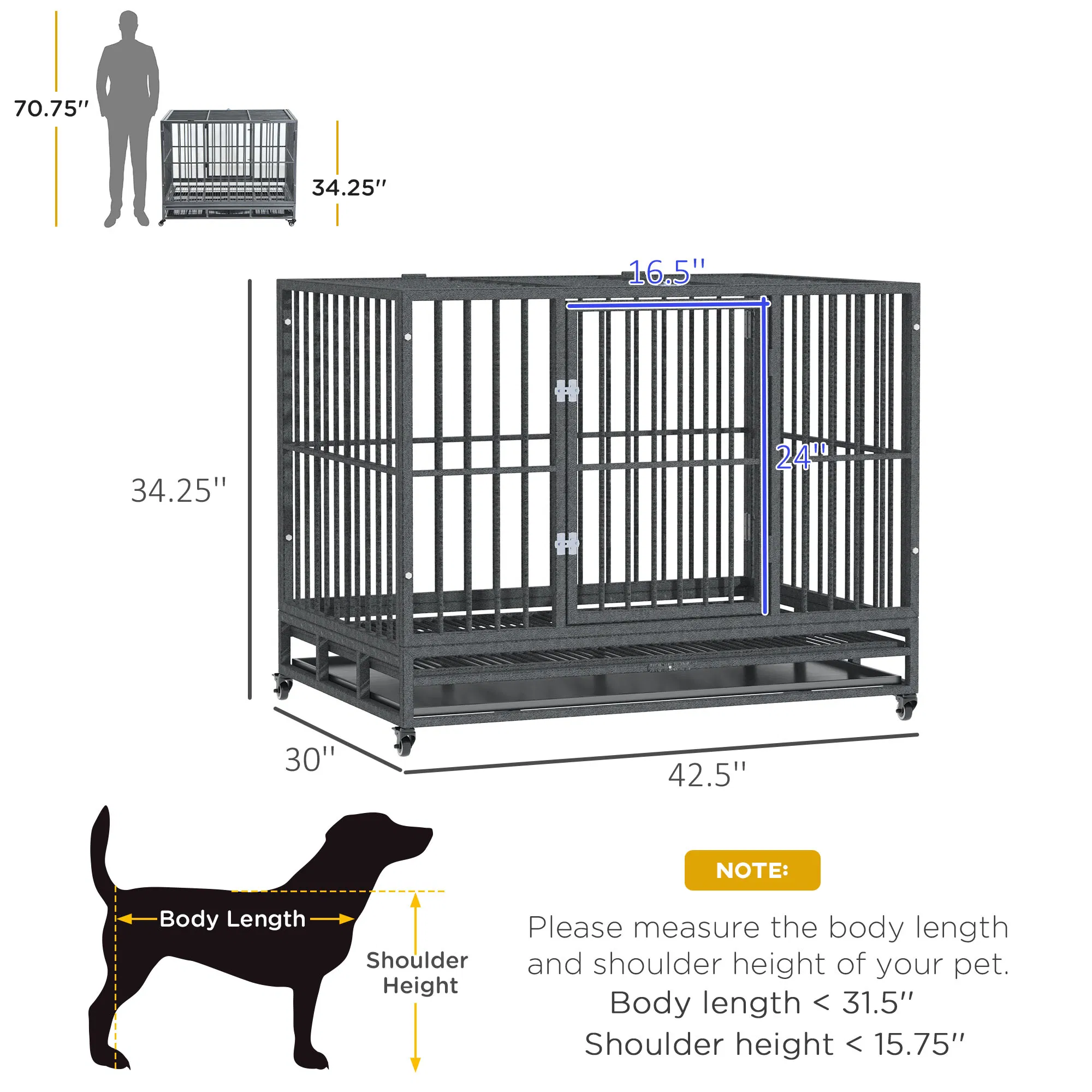 Dog Kennel, Welded Wire Heavy Duty Dog Run, Dog Kennel Outside photo 3