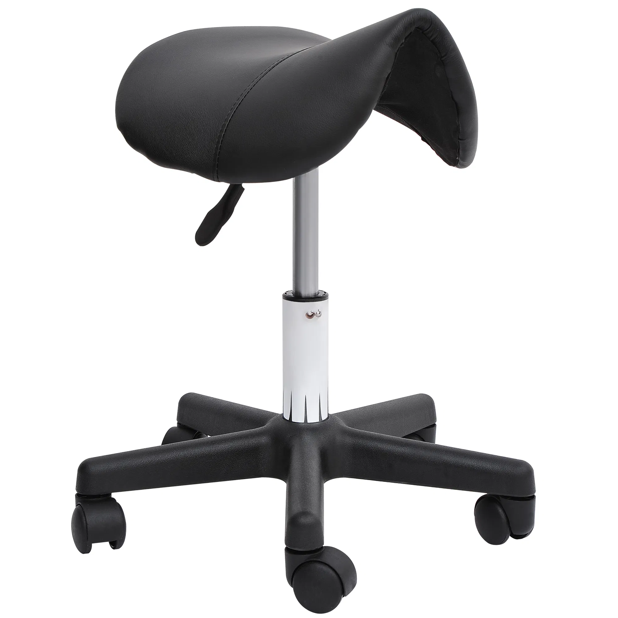 Hydraulic Swivel Salon Stool Adjustable Massage Facial Spa Beauty Saddle Chair Black photo 1