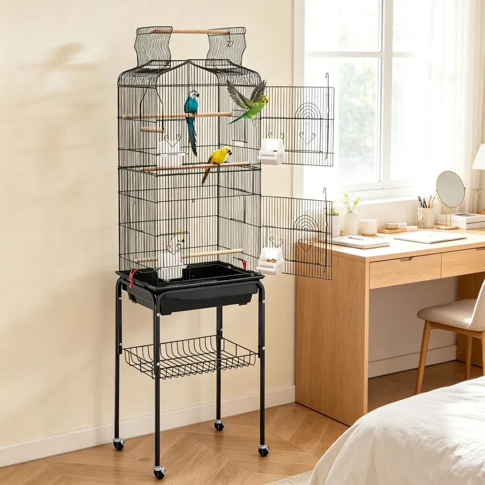 Bird Cage with Removable Sliding 17.99 X 13.98 X 59.45 in photo 2
