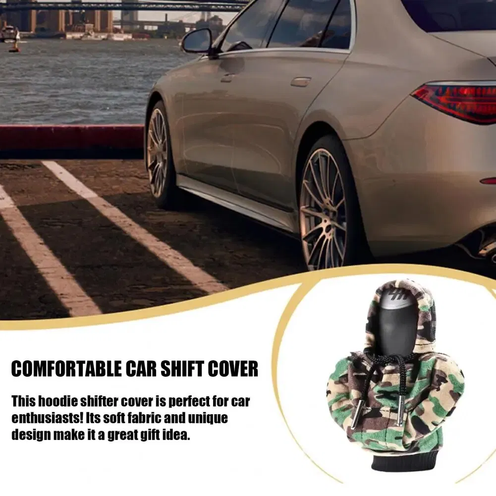 Car Gear Shift Cover Mini Hoodie Gear Shift Cover for Car Shifter Interior Trim photo 4