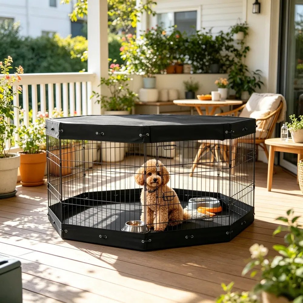 Dog House with Space-Saving for Outdoor photo 1