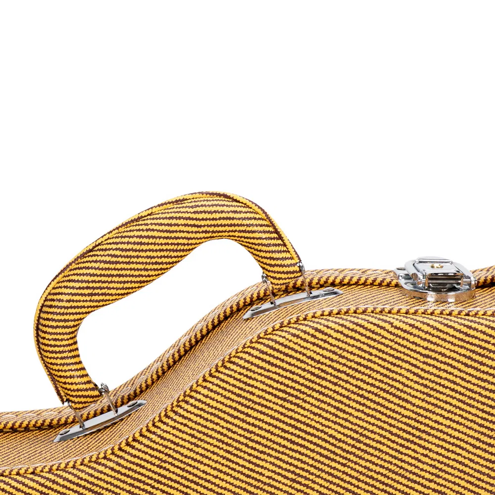 [Replace 27413300] Hard-Shell Electric Guitar Case for GLP Style Electric Guitar Bulge Surface Yellow photo 4