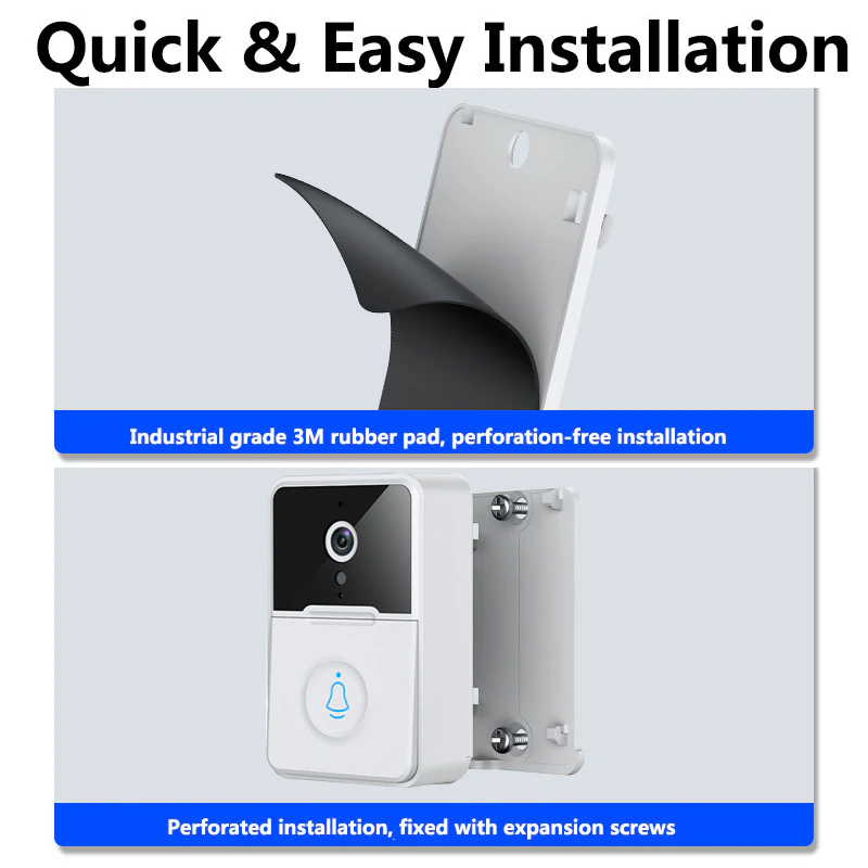 Wireless Security Smart WiFi Doorbell Intercom Video Camera Door Ring Bell Chime photo 2