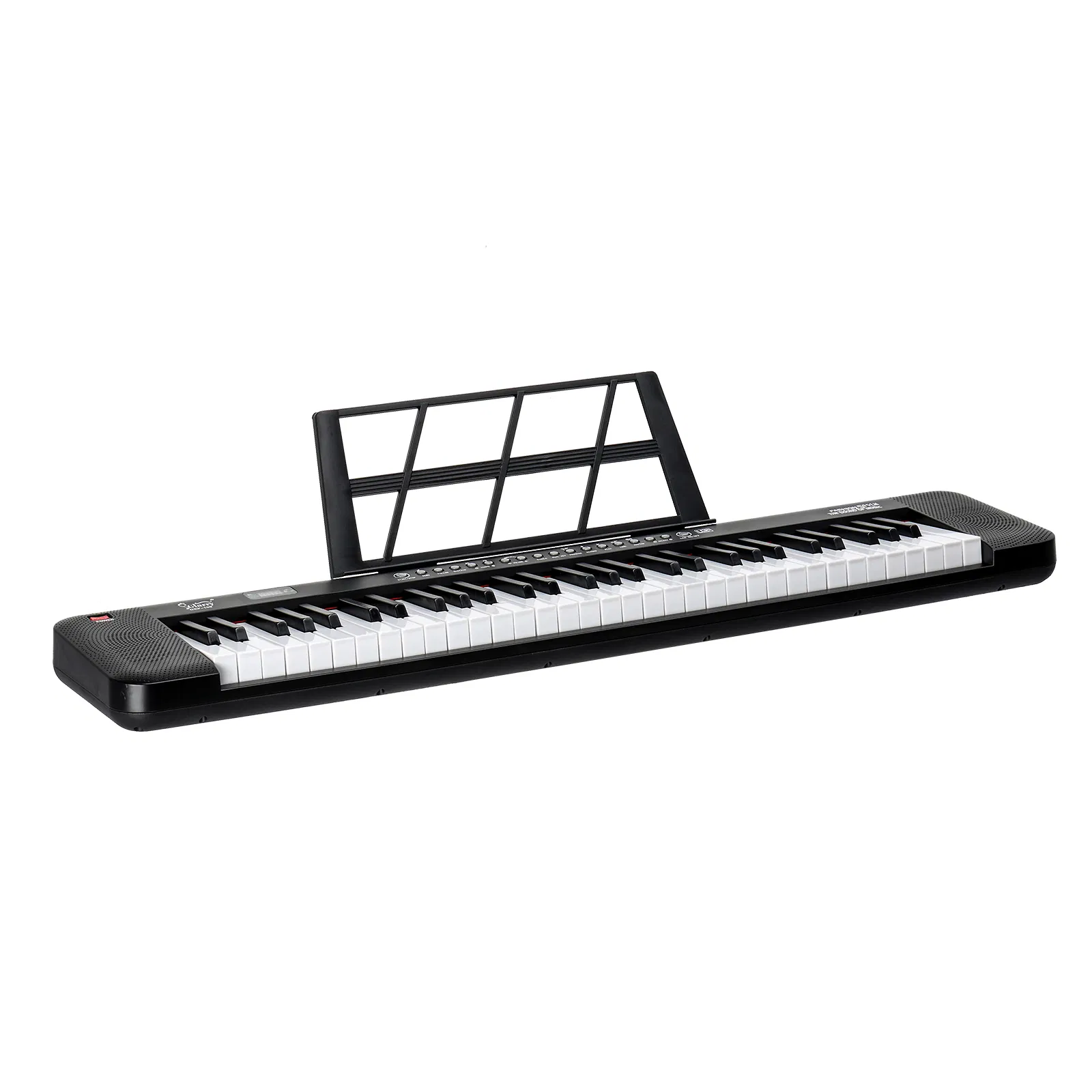 [Do Not Sell on Amazon] GEP-109 61 Key Lighting Keyboard with Piano Stand, Piano Bench, Built In Speakers, Headphone, Microphone, Music Rest, LED Screen, 3 Teaching Modes for Beginners photo 1