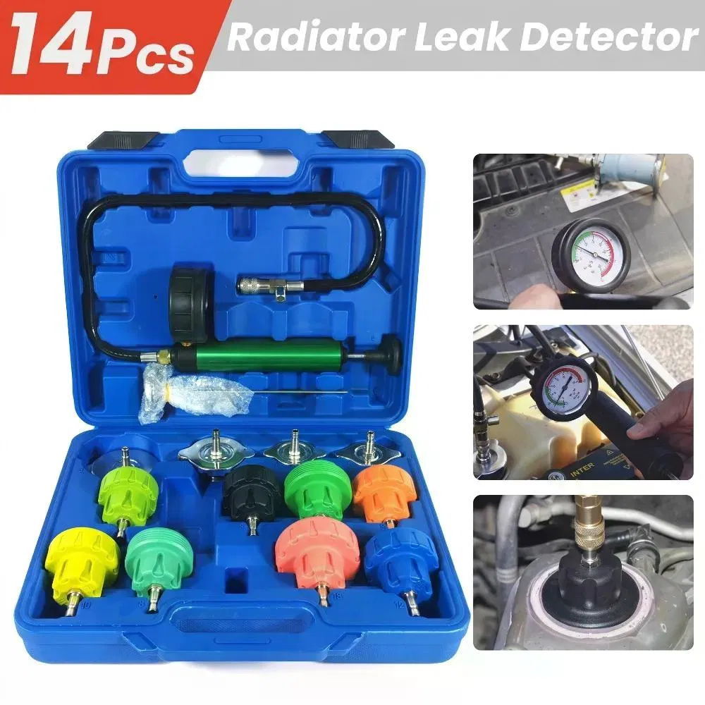 14Pcs Radiator Pressure Leak Detector, Automotive Cooling System Tester photo 4