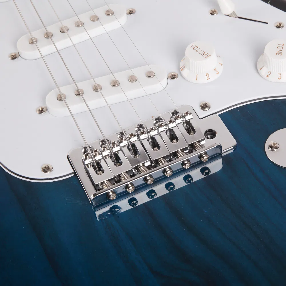 Rosewood Fingerboard Electric Guitar Blue photo 6