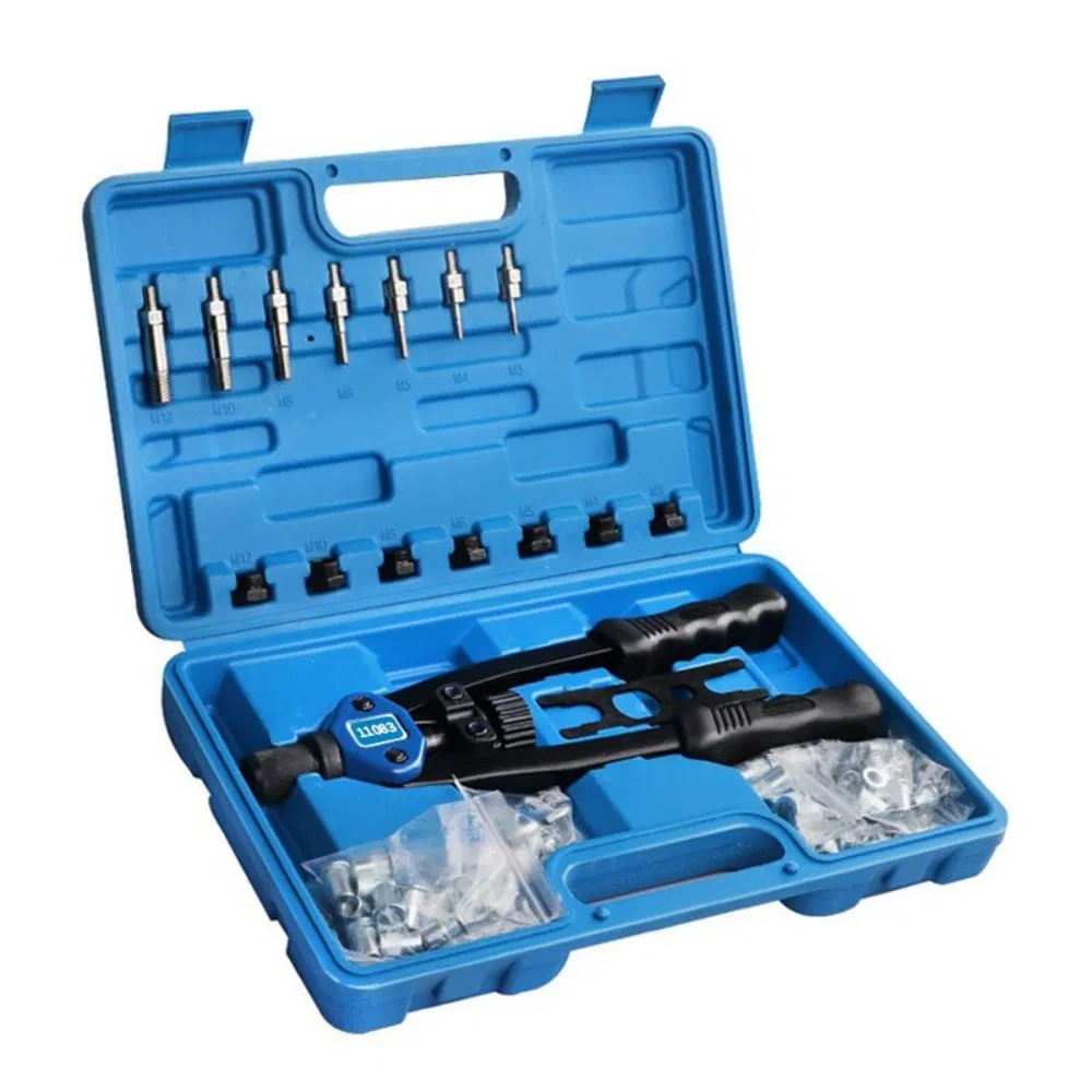 Rivet Nut Pliers Threaded Studs Pliers Set with Steel Rivet Nuts M5 M6 M8 M10 M12 photo 1