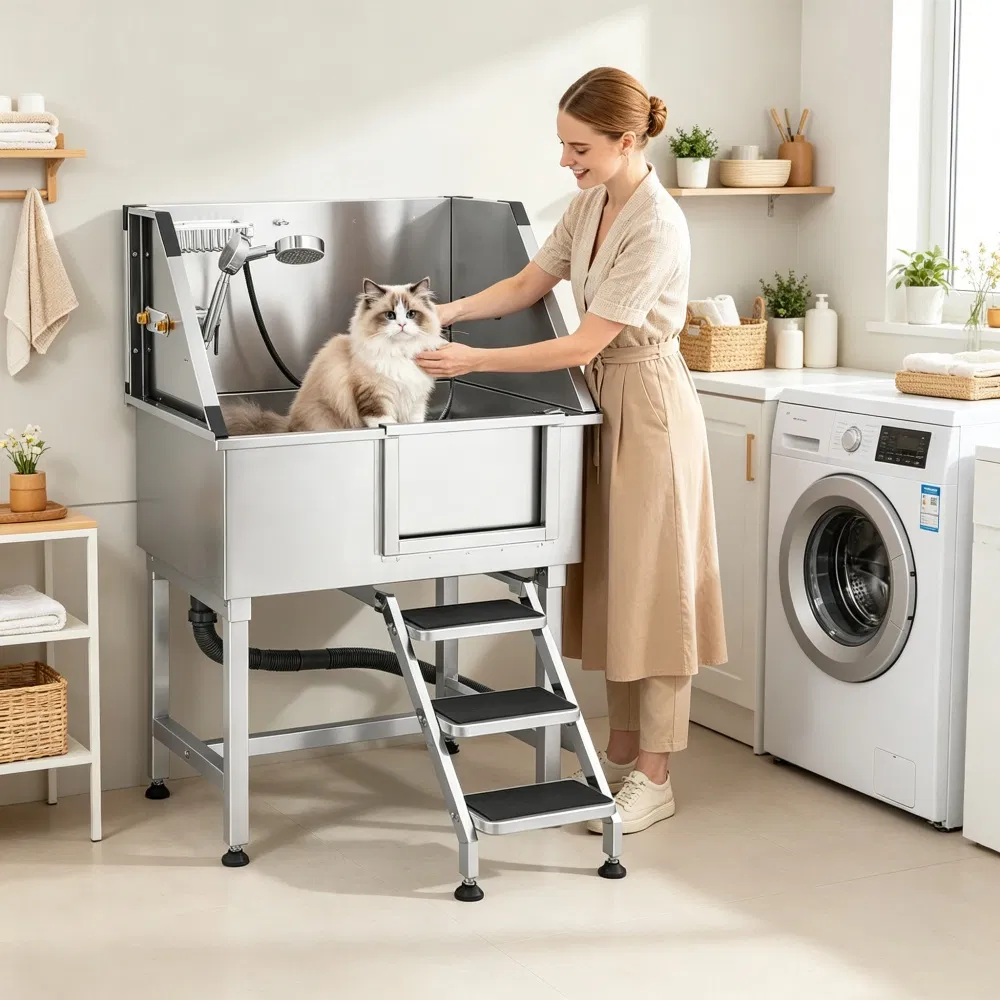 Stainless Steel Dog Washing Station photo 2