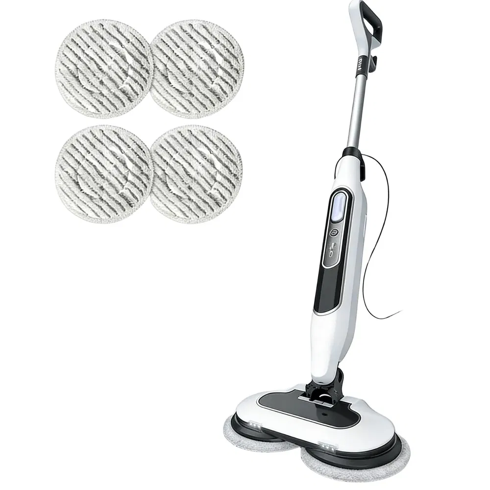 Dual Head Hard Floor Steam Mop, 3 Adjustable Steam Modes, LED Headlights, Lightweight for Home Tile Cleaning photo 8