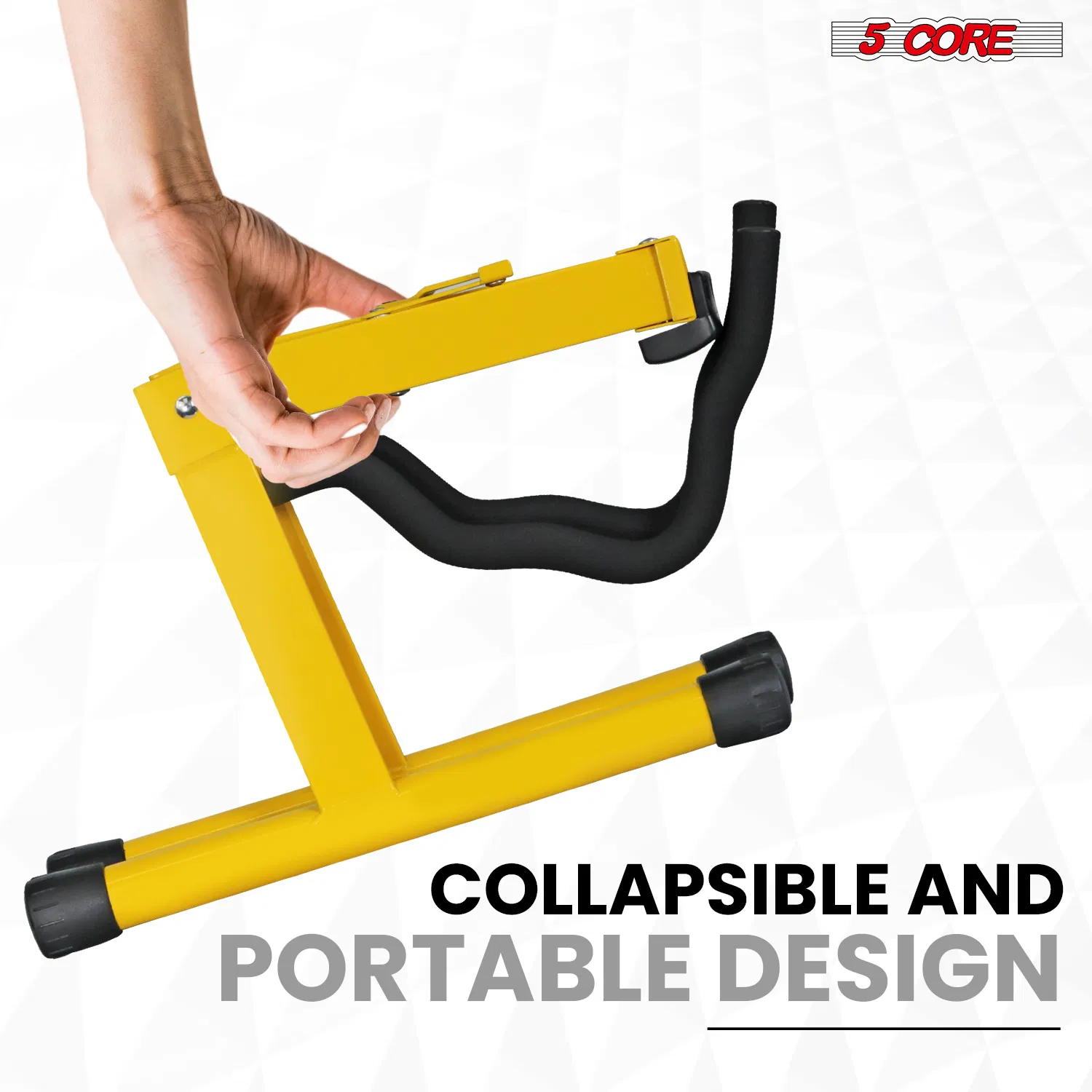 5 Core Guitar Stand 2PC A Frame w Soft Foam Arm Non Slip Rubber for Acoustic Electric Bass photo 7