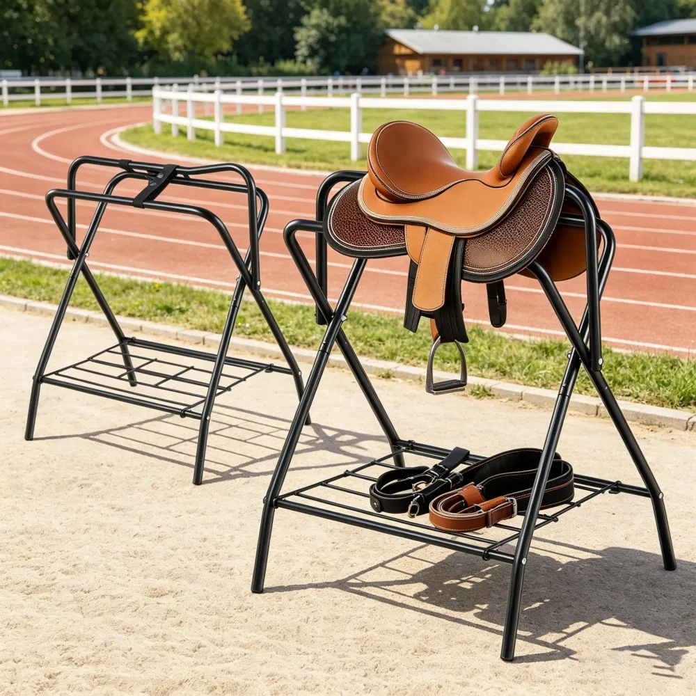 Folding Saddle Rack with Foldable for Garage photo 6