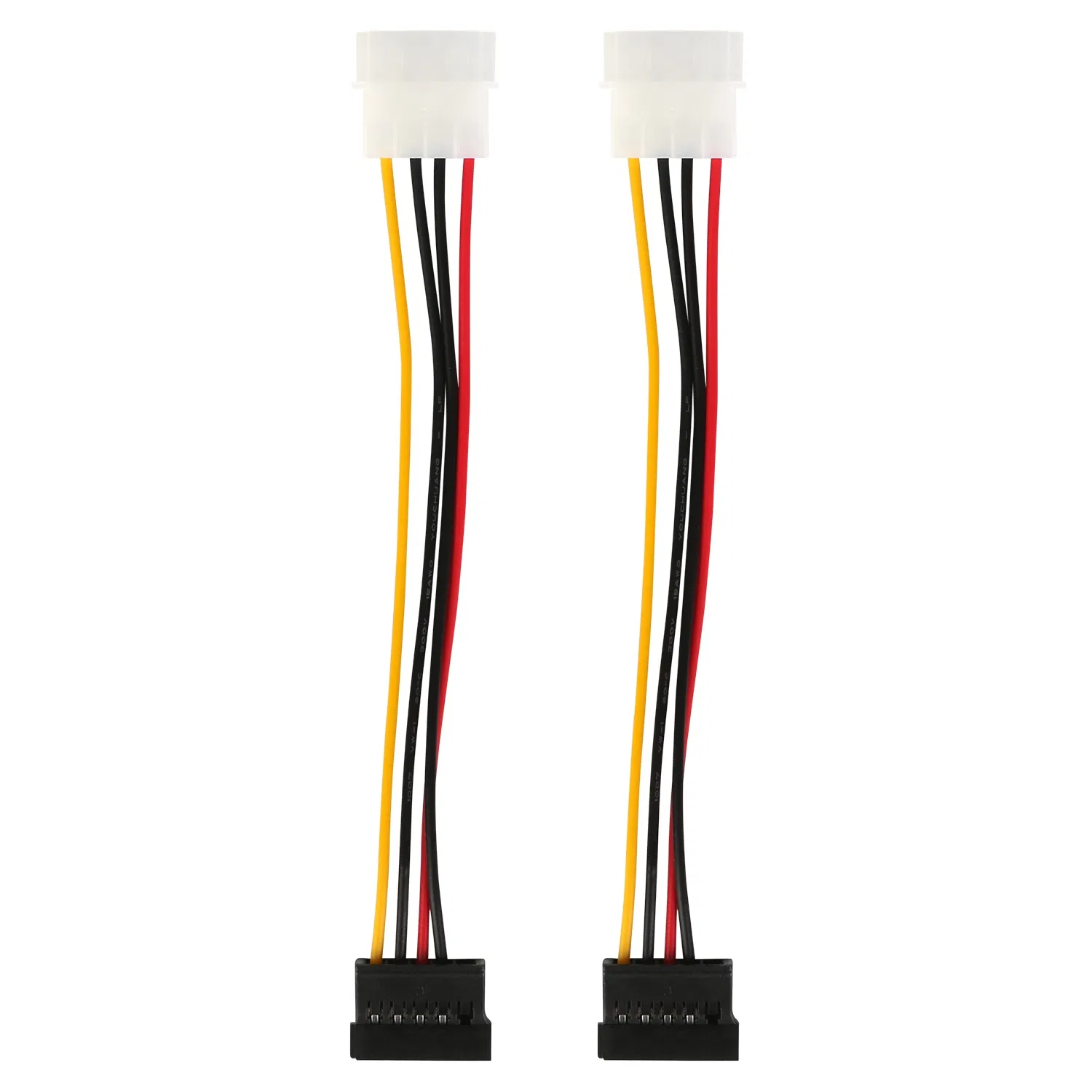 2 Packs 4 Pin Male To 15Pin Female Data Cable Adapter photo 3