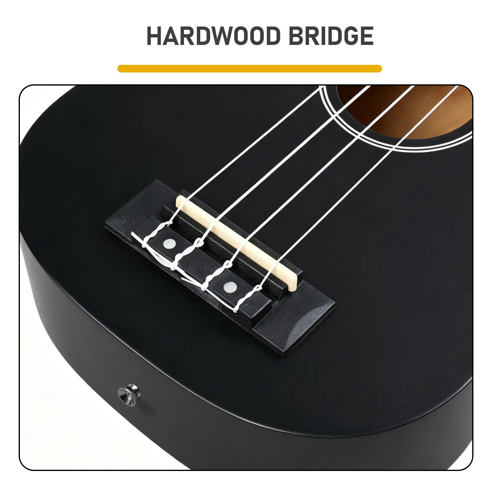 21in Linden wood body rosewood fingerboard ukulele, cotton bag, capo, strap, picks*2, tunerStringsDust cloth photo 3
