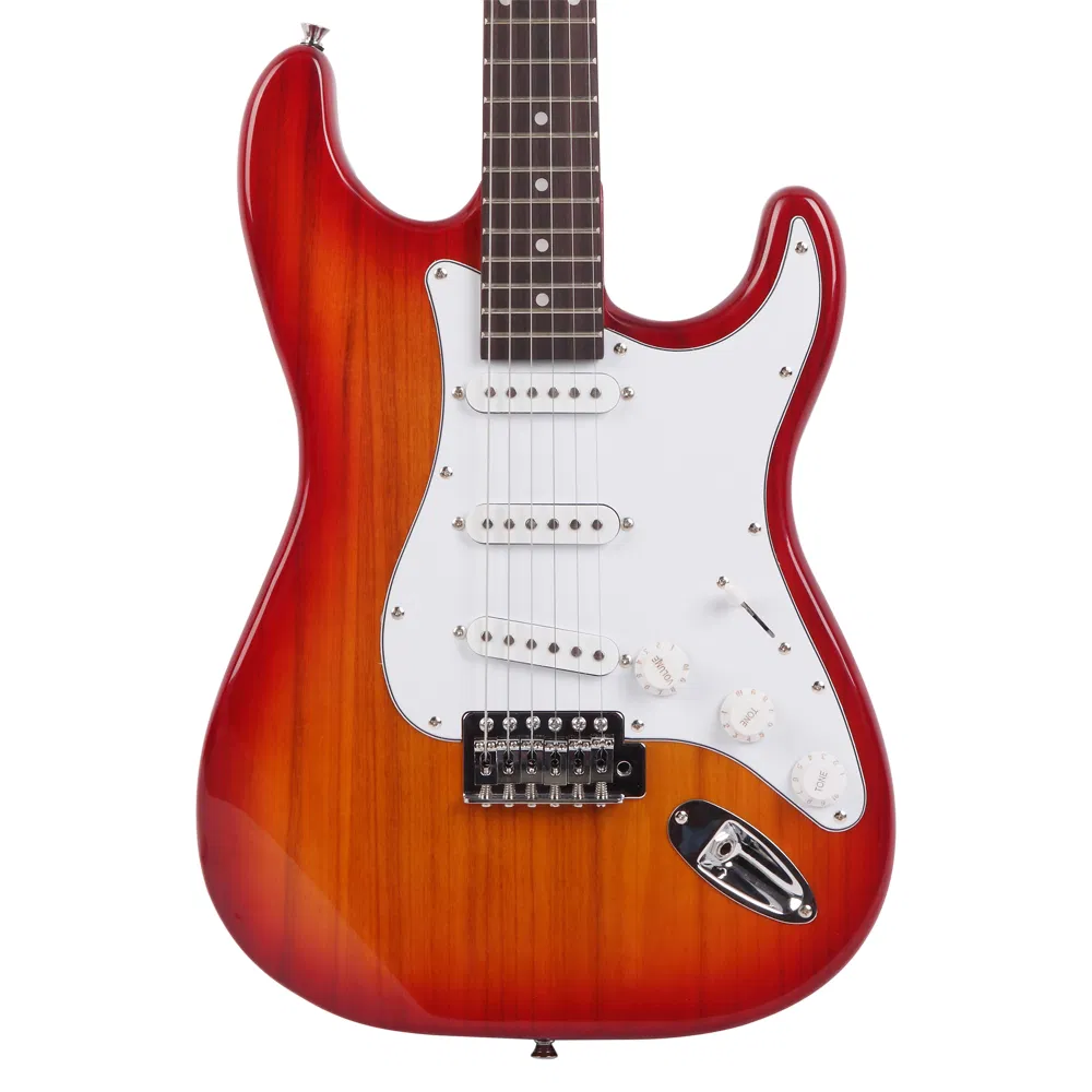 Rosewood Fingerboard Electric Guitar Sunset Red photo 2