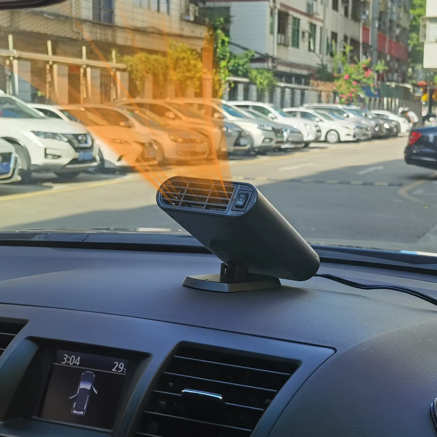 Car Truck Heater Fan - 200W Fast Heating, 360° Adjustable Angle, 24V, Defog Defrost for Travel Camping Transportation photo 6