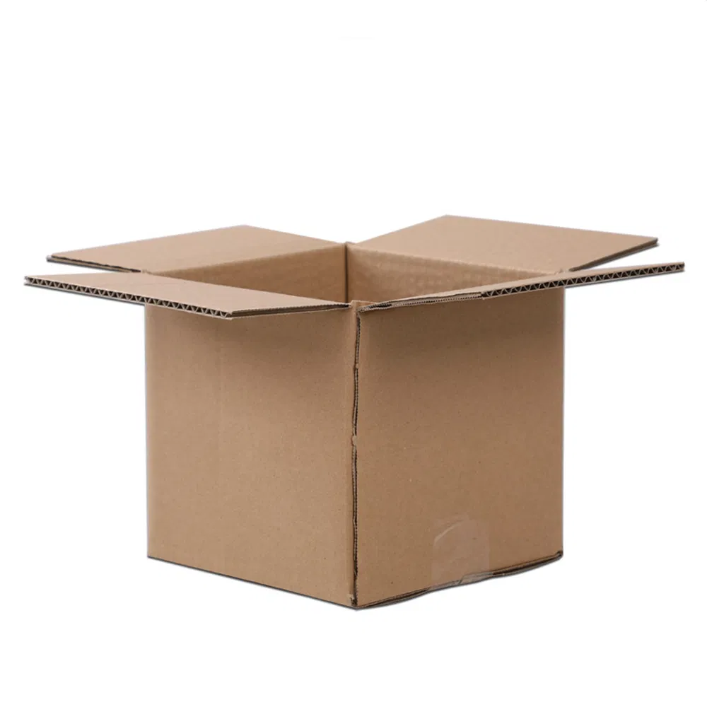 100 Corrugated Paper Boxes 6x6x6"(15.2*15.2*15.2cm)Yellow photo 6