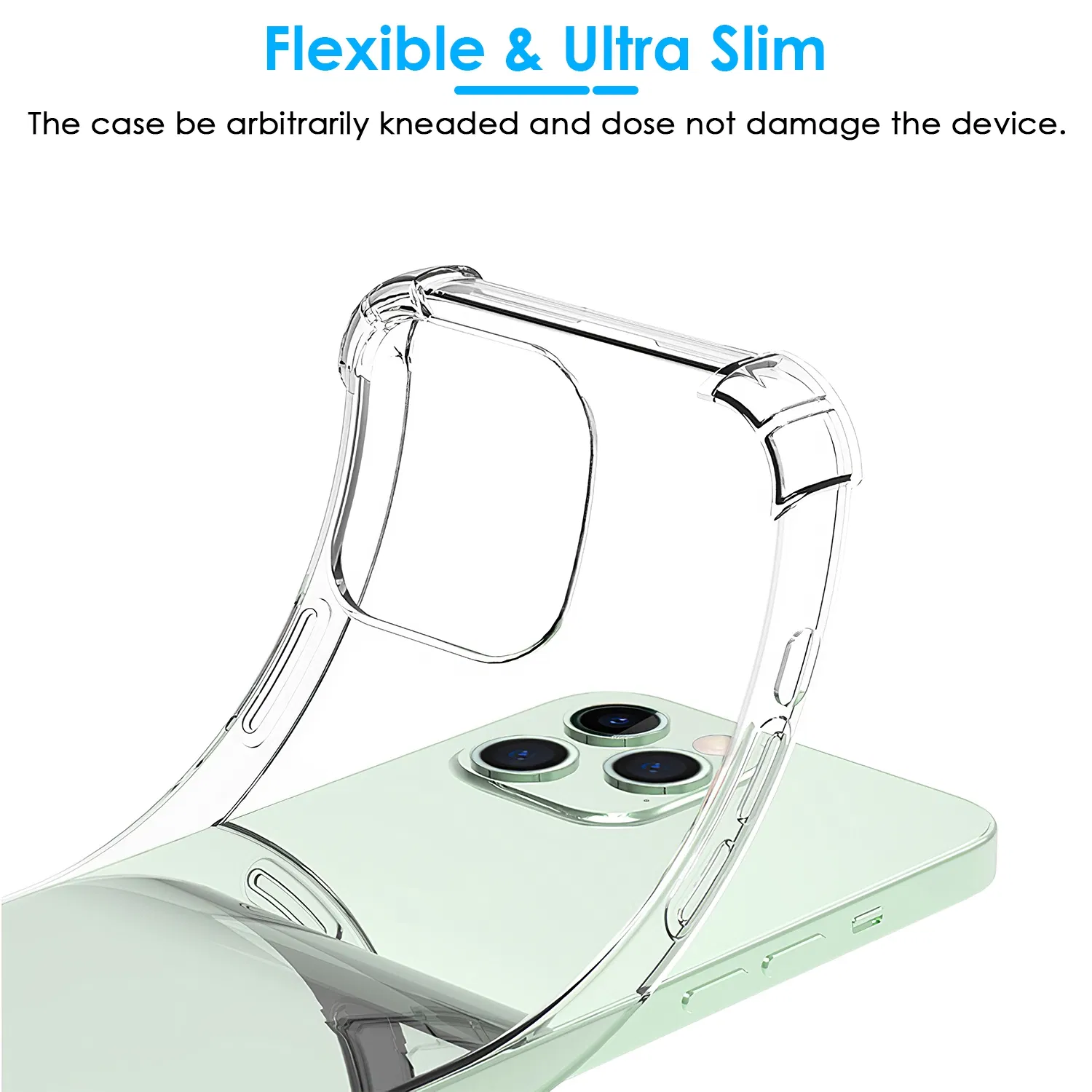 Shockproof Clear Phone Case Soft TPU Transparent Phone Cover Anti-Shock Ultra-Thin Phone Case Cover photo 7