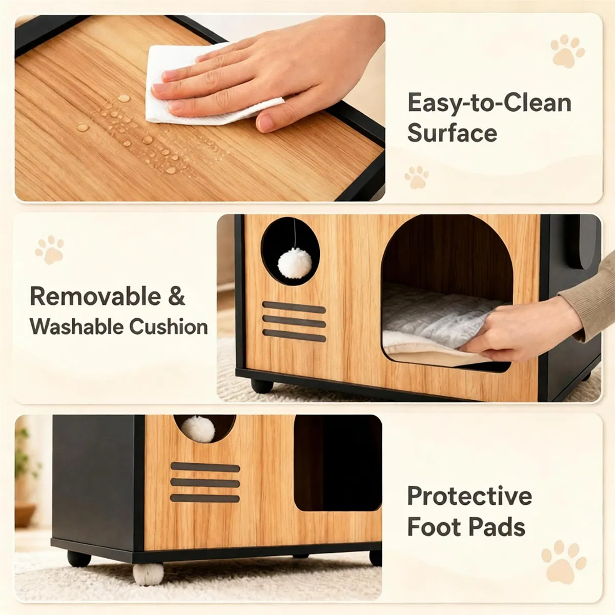 Cat and Dog Kennel Modern 19 Inches X 12 X 17.5 photo 8