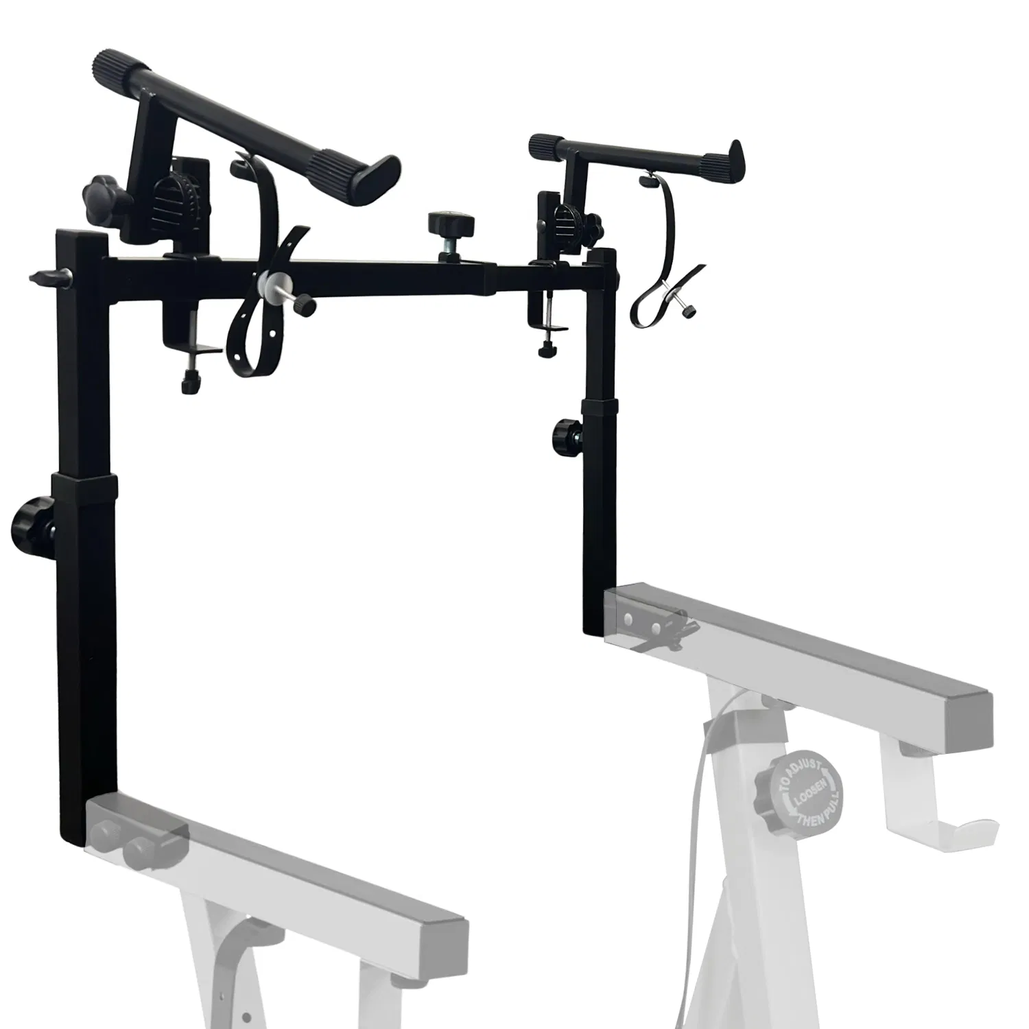 5 Core 2 tier Keyboard Stand Extension Adapter Adjustable Width 2nd Tier X-Style Piano Stands Attachment for 54 - 88 Key Music Keyboards, Z Style & Double Stand Extender photo 3